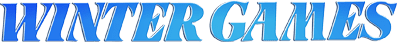 Winter Games logo for NES